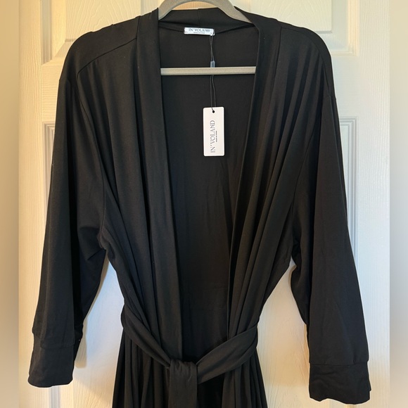 Plus size Balck Robe - Picture 7 of 8